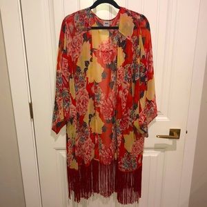 ASOS Vibrant floral kimono!